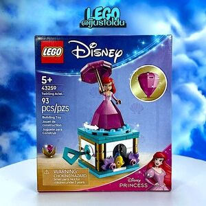 LEGO Disney Princess Twirling Ariel Set 43259 | 93 pcs | Ages 5+